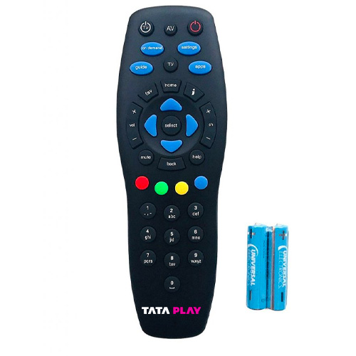 Tata Play TATA Play SD & HD Original Universal Remote (One Remote for TV & Set Top Box)